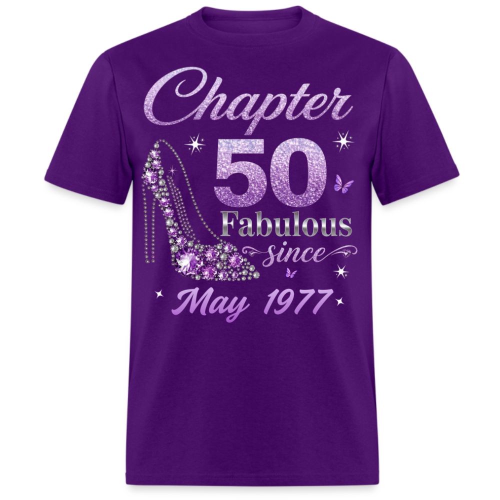 CHAPTER 50 FAB SINCE MAY 1977 UNISEX SHIRT