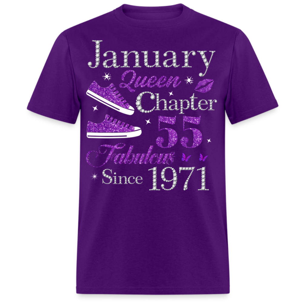 JANUARY QUEEN CHAPTER 55 FAB SINCE 1971 UNISEX SHIRT