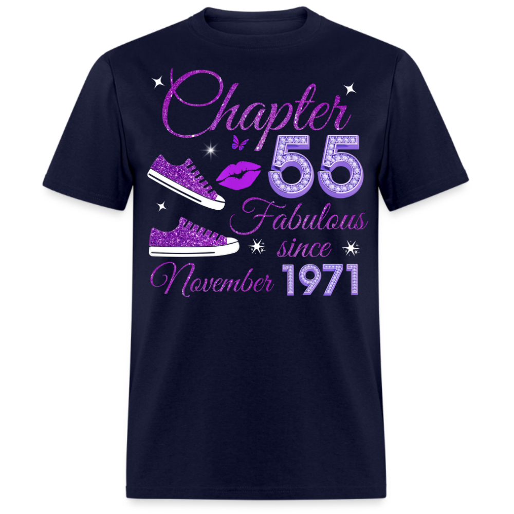 CHAPTER 55 FABULOUS SINCE NOVEMBER 1971 (SNEAKER) UNISEX SHIRT