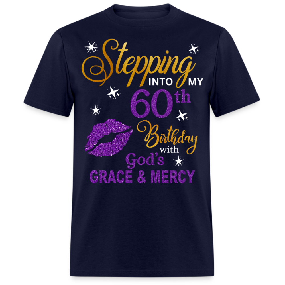 STEPPING INTO MY 60TH BIRTHDAY UNISEX SHIRT