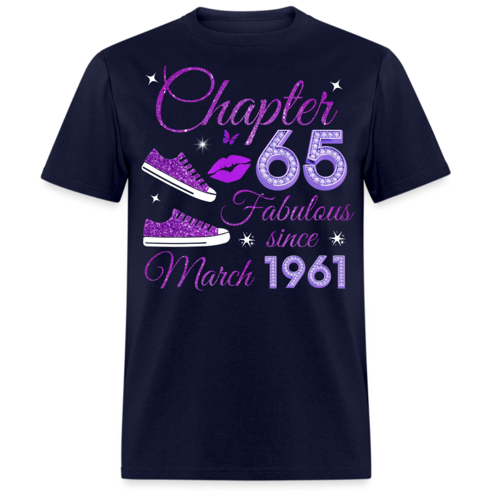 CHAPTER 65 FABULOUS SINCE MARCH 1961 (SNEAKER) UNISEX SHIRT