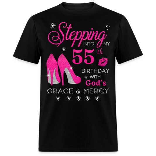 55TH BIRTHDAY WITH GOD'S GRACE & MERCY SHIRT
