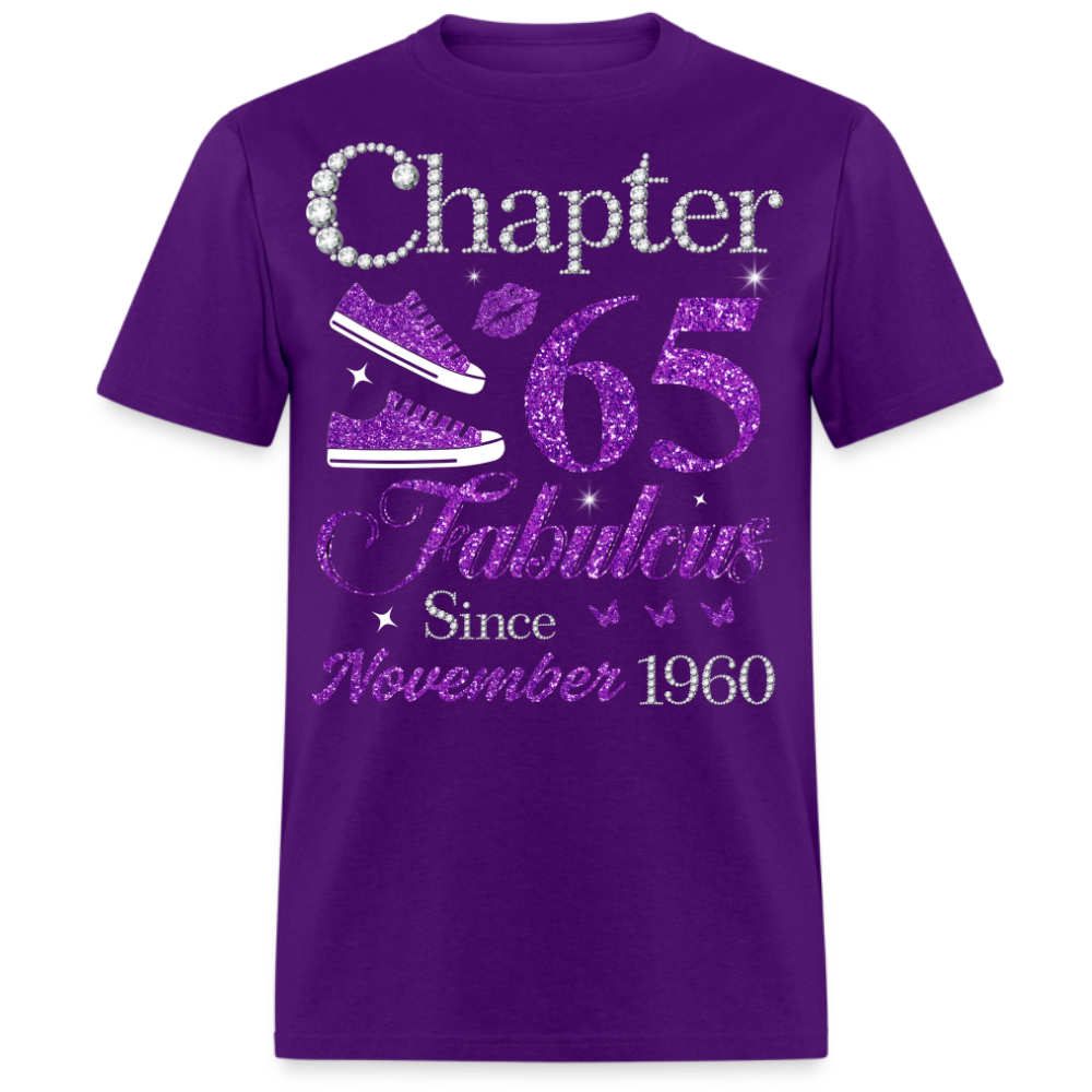 CHAPTER 65 FABULOUS SINCE NOVEMBER 1960 UNISEX SHIRT