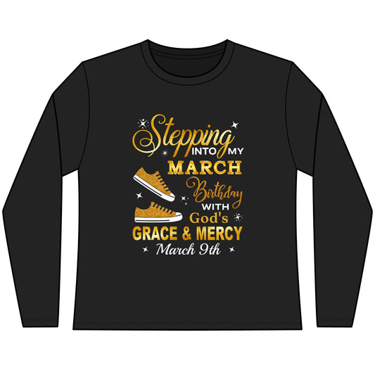 9TH MARCH GOD'S GRACE WOMEN'S FULL SLEEVE SHIRT