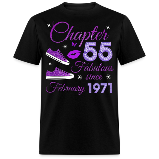 CHAPTER 55 FABULOUS SINCE FEBRUARY 1971 (SNEAKER) UNISEX SHIRT