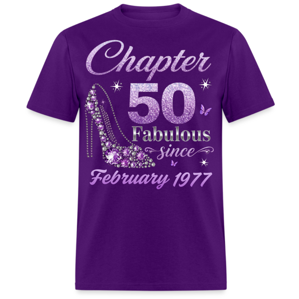 CHAPTER 50 FAB SINCE FEBRUARY 1977 UNISEX SHIRT