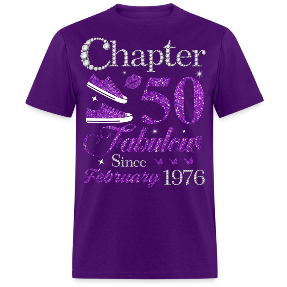 CHAPTER 50 FABULOUS SINCE FEBRUARY 1976 UNISEX SHIRT