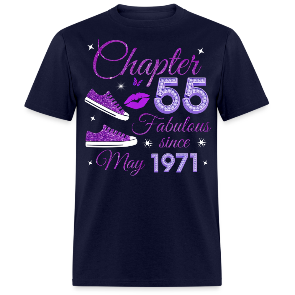 CHAPTER 55 FABULOUS SINCE MAY 1971 (SNEAKER) UNISEX SHIRT