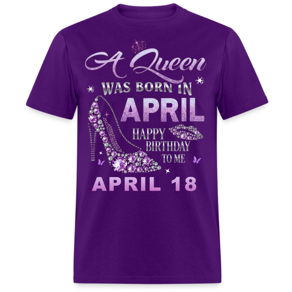 QUEEN APRIL 18 UNISEX SHIRT