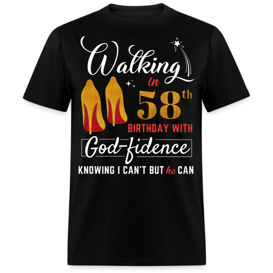 WALKING 58 GODFIDENCE UNISEX SHIRT