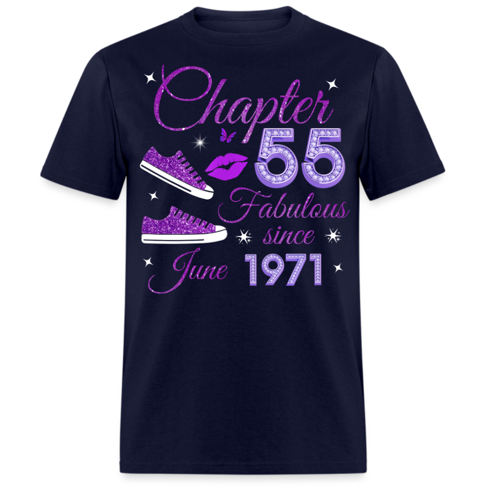CHAPTER 55 FABULOUS SINCE JUNE  1971 (SNEAKER) UNISEX SHIRT