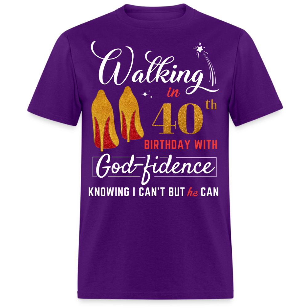 WALKING 40 GODFIDENCE UNISEX SHIRT