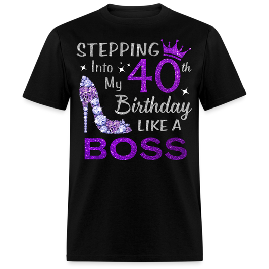 40TH BIRTHDAY BOSS UNISEX SHIRT