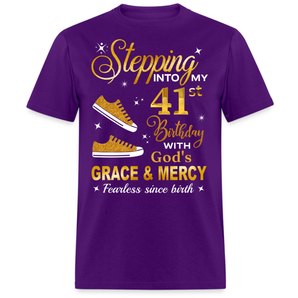 41ST BIRTHDAY FEARLESS SINCE BIRTH UNISEX SHIRT