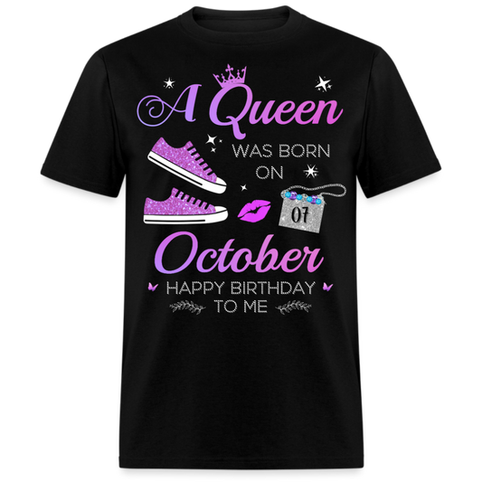 07 OCTOBER QUEEN UNISEX SHIRT