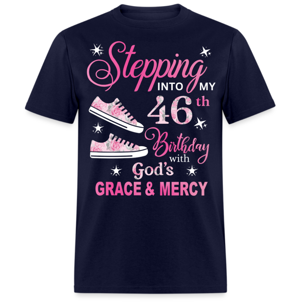 STEPPING INTO MY 46TH BIRTHDAY UNISEX SHIRT