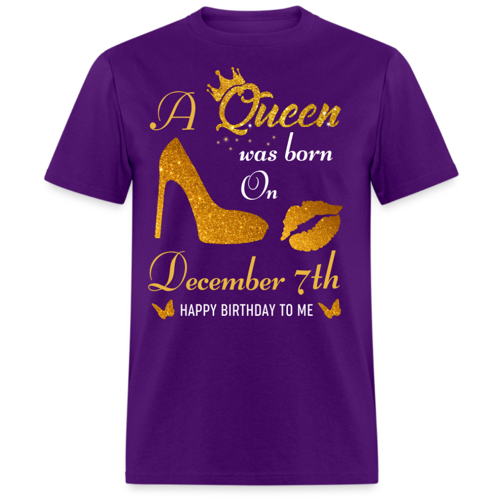 QUEEN 7TH DECEMBER UNISEX SHIRT
