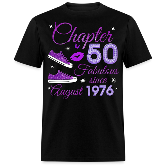 CHAPTER 50 FABULOUS SINCE AUGUST 1976 (SNEAKER) UNISEX SHIRT