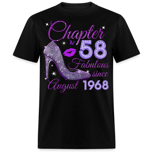 CHAPTER 58 FABULOUS SINCE AUGUST 1968 UNISEX SHIRT