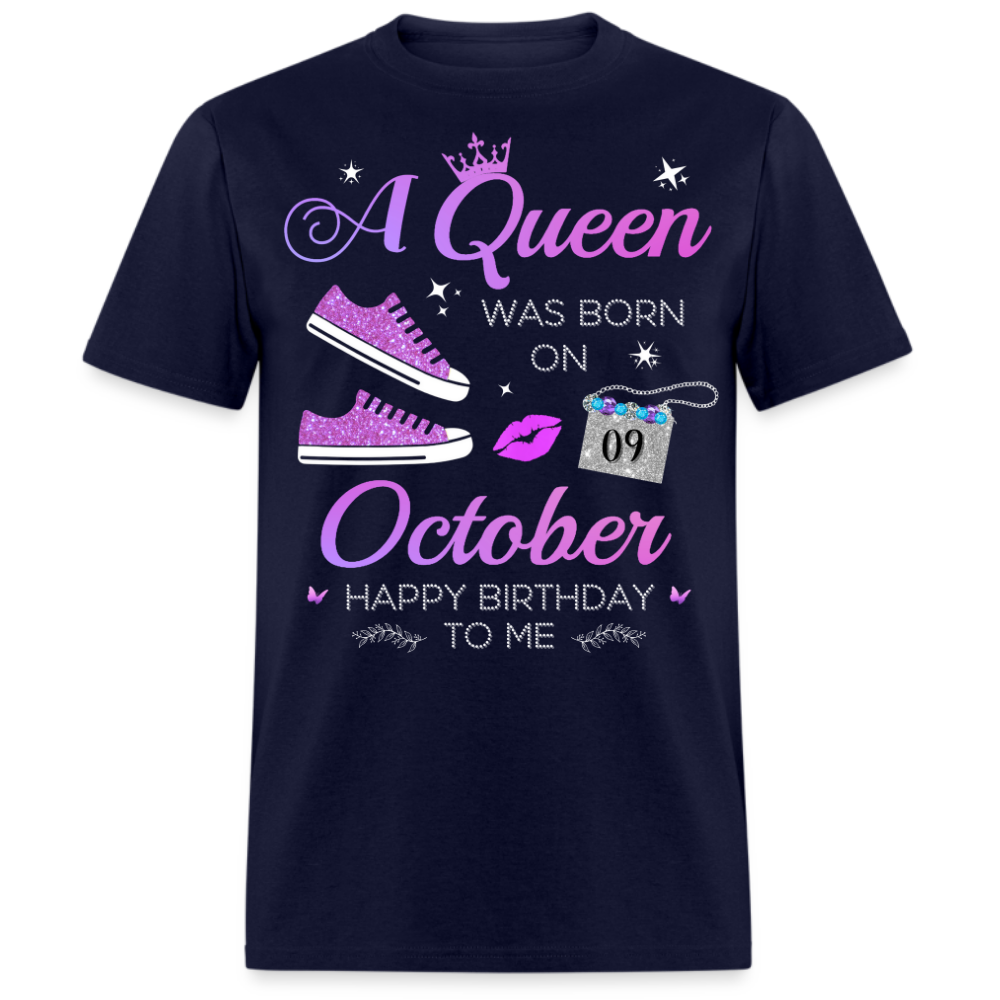 09 OCTOBER QUEEN UNISEX SHIRT
